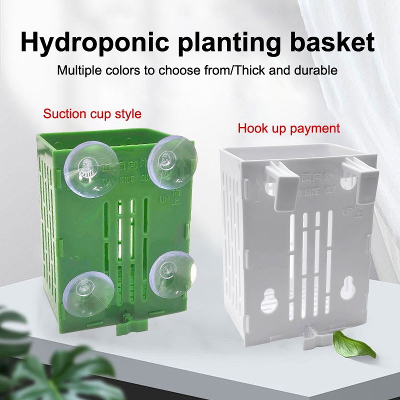 Plant Aquarium Pot - Wisząca przyssawka Hak Uchwyt na rośliny
