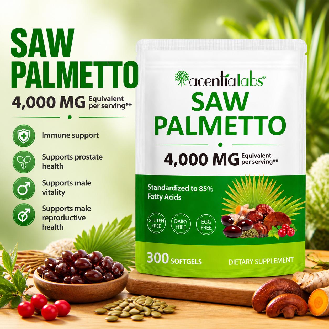 Planted Tank - Softgelki Saw Palmetto z 85% standardyzowanymi