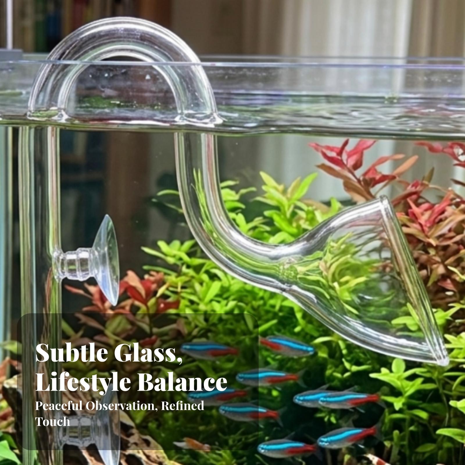 Aquarium Planted Tank Filter - Wlot i wylot filtra akwariowego, przezroczysty