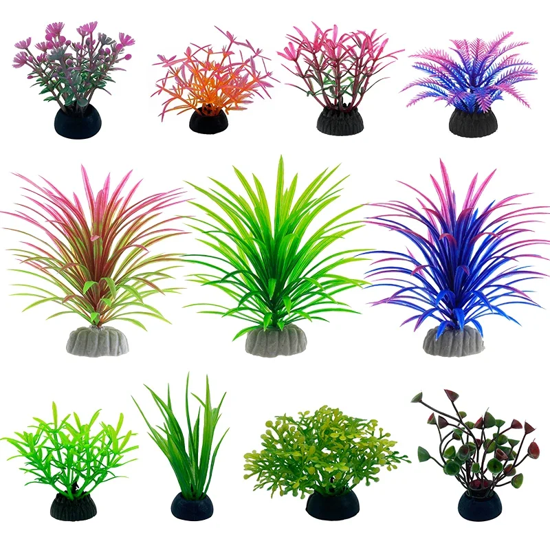 Live Plant Aquarium - Akwarium z PVC Dekoracyjna symulacja Sztuczne