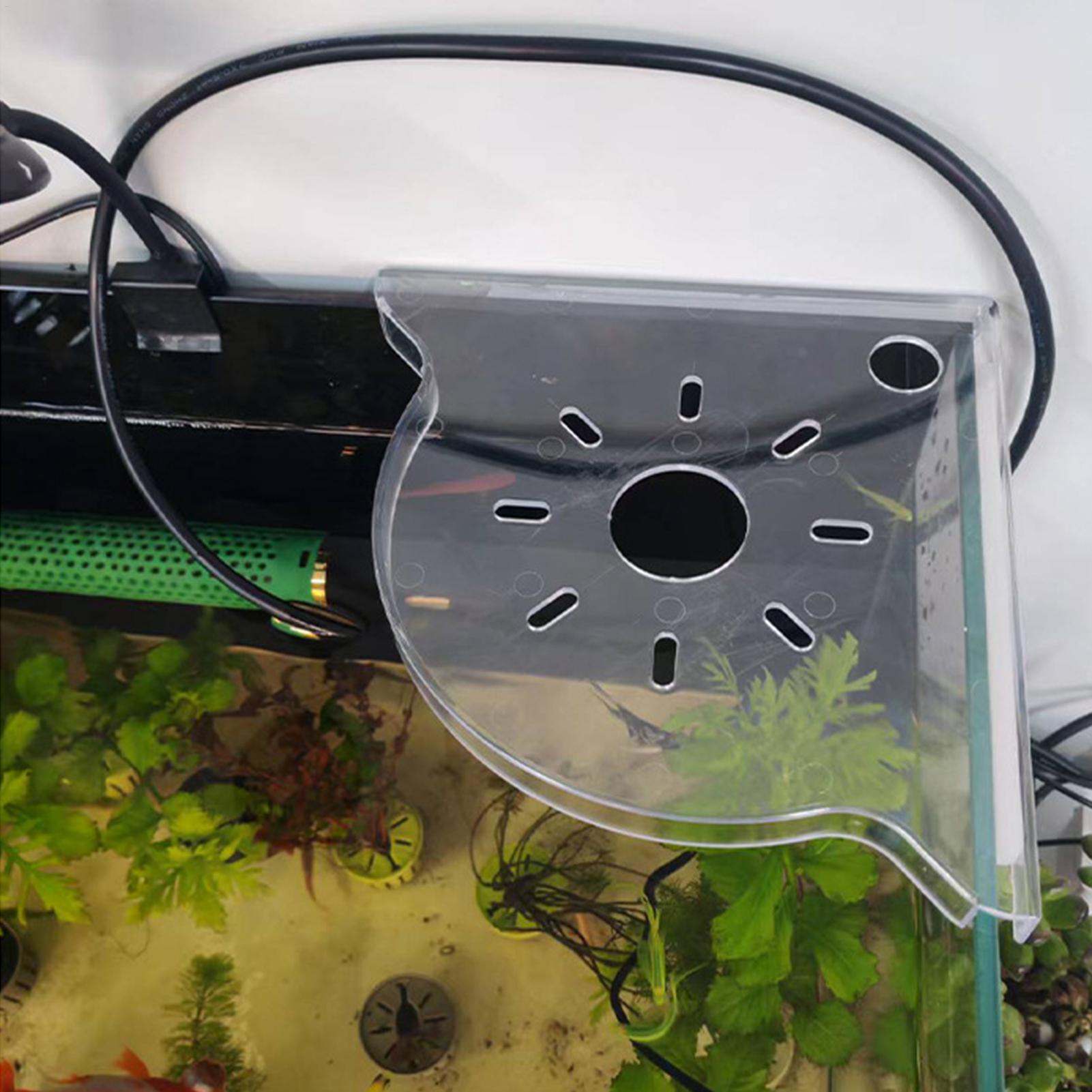 Aquarium Plants Live - Trójkątny narożny regał do akwarium, uchwyt