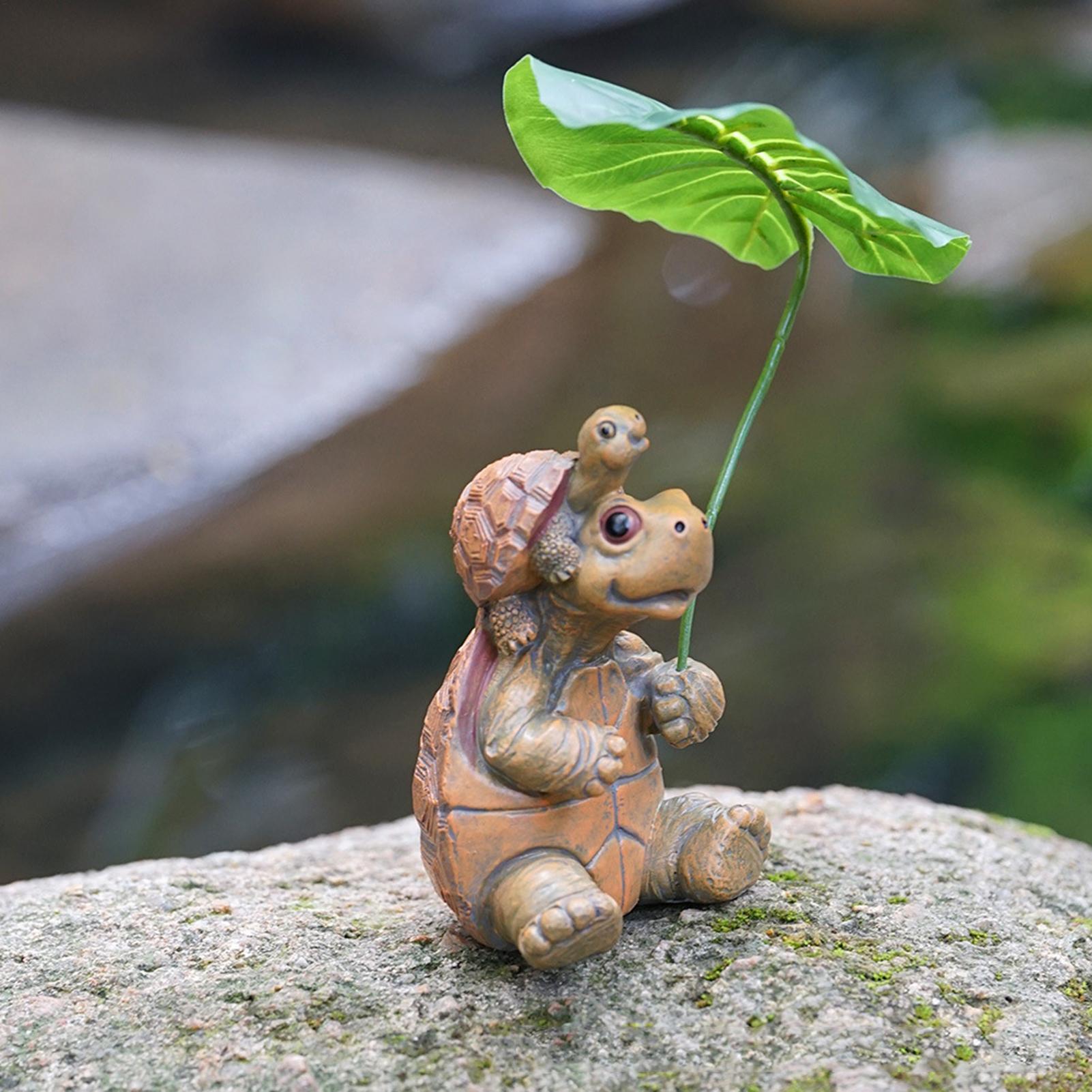 Plant Aquarium Pot - Figurka żółwia, dekoracja do akwarium, statuetka