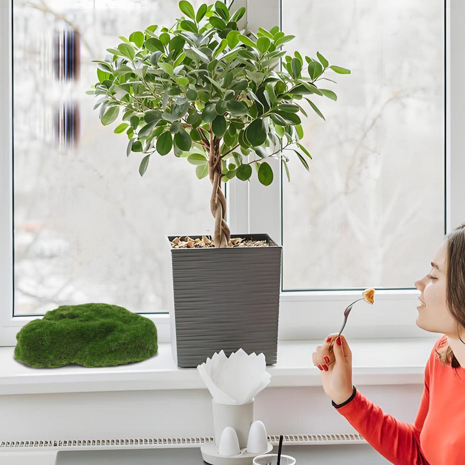 4 sztuki dekoracyjnych, sztucz – Aquarium Moss recenzja i cena