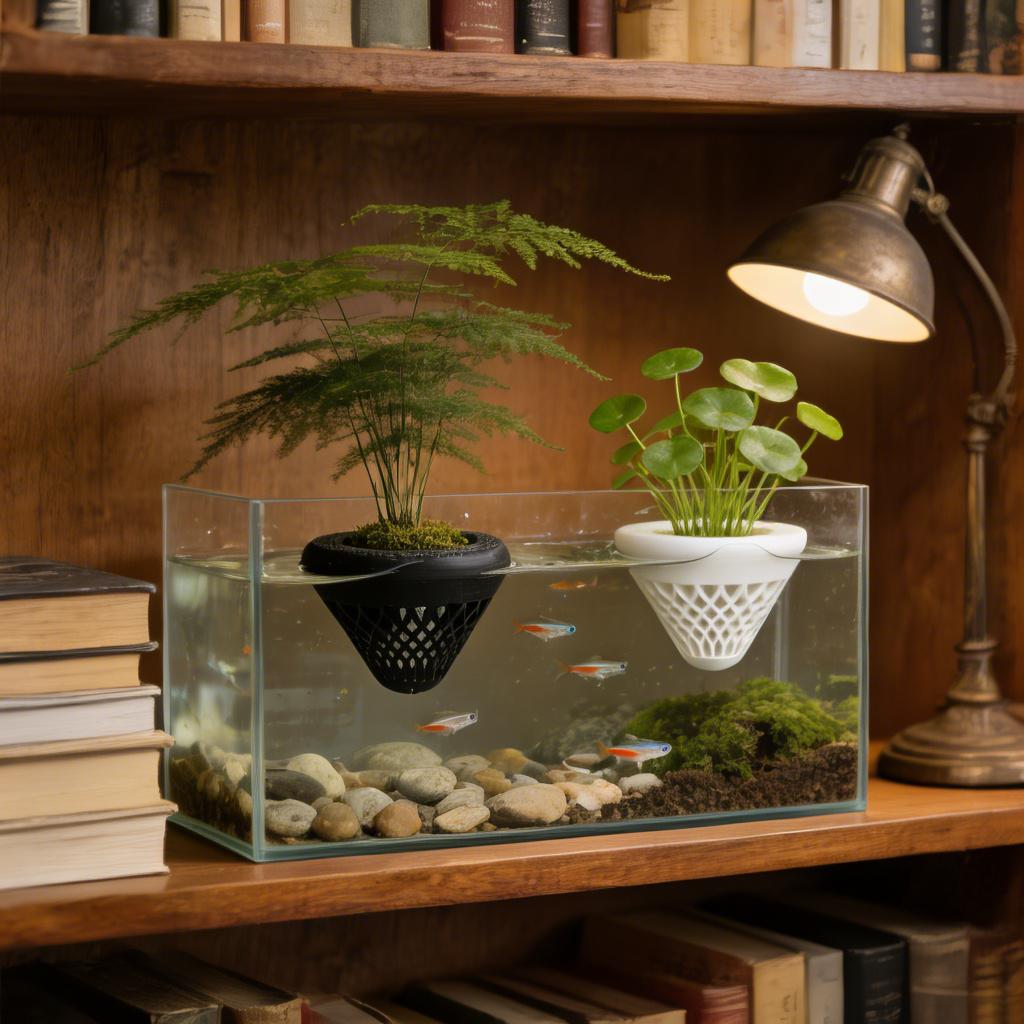 2 szt. Pływające koszyczki na  – Plant Aquarium Pot recenzja i cena