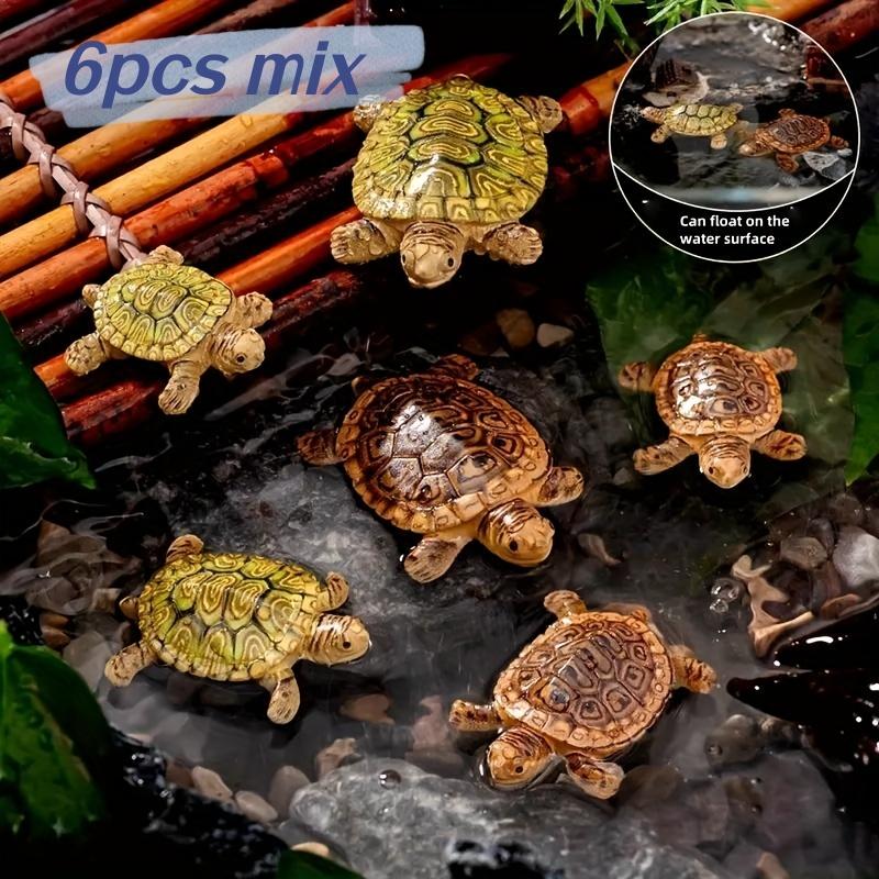 6 Miniatur Żółwi do Dekoracji  – Aquarium Moss recenzja i cena