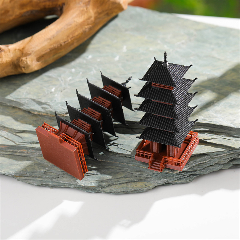 Miniaturowa Pagoda Statuetka M – Aquarium Moss recenzja i cena
