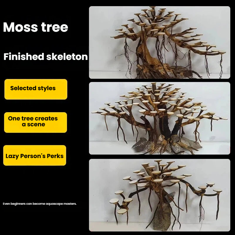 Dekoracja akwariowa: mech, drz – Aquarium Moss recenzja i cena