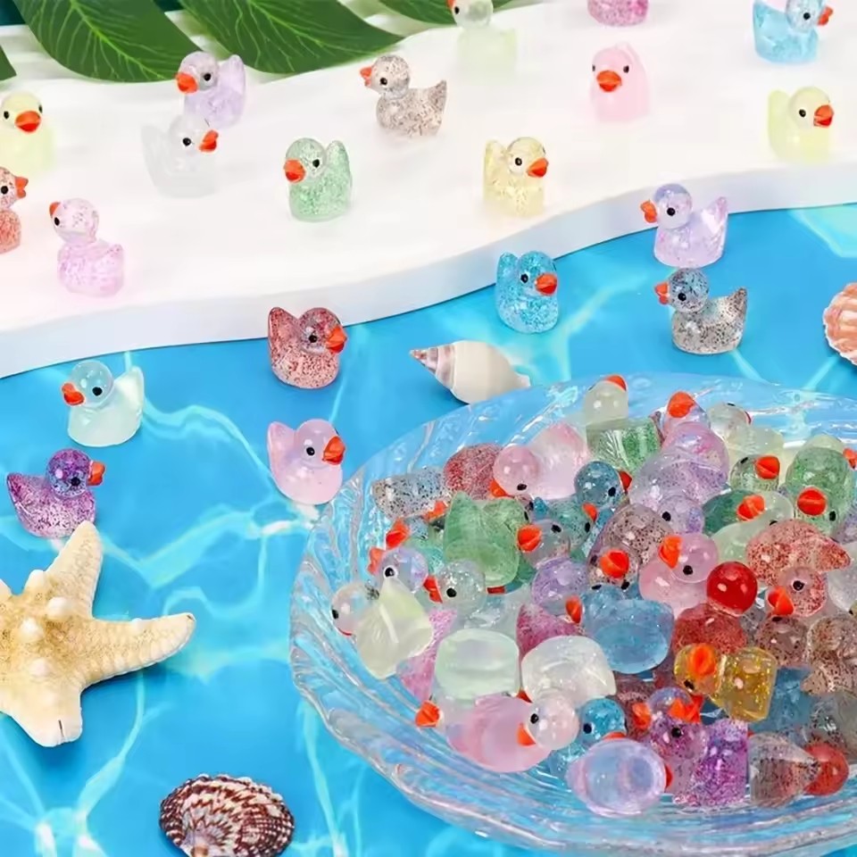 Miniaturowa kaczka z żywicy z  – Plant Aquarium Pot recenzja i cena