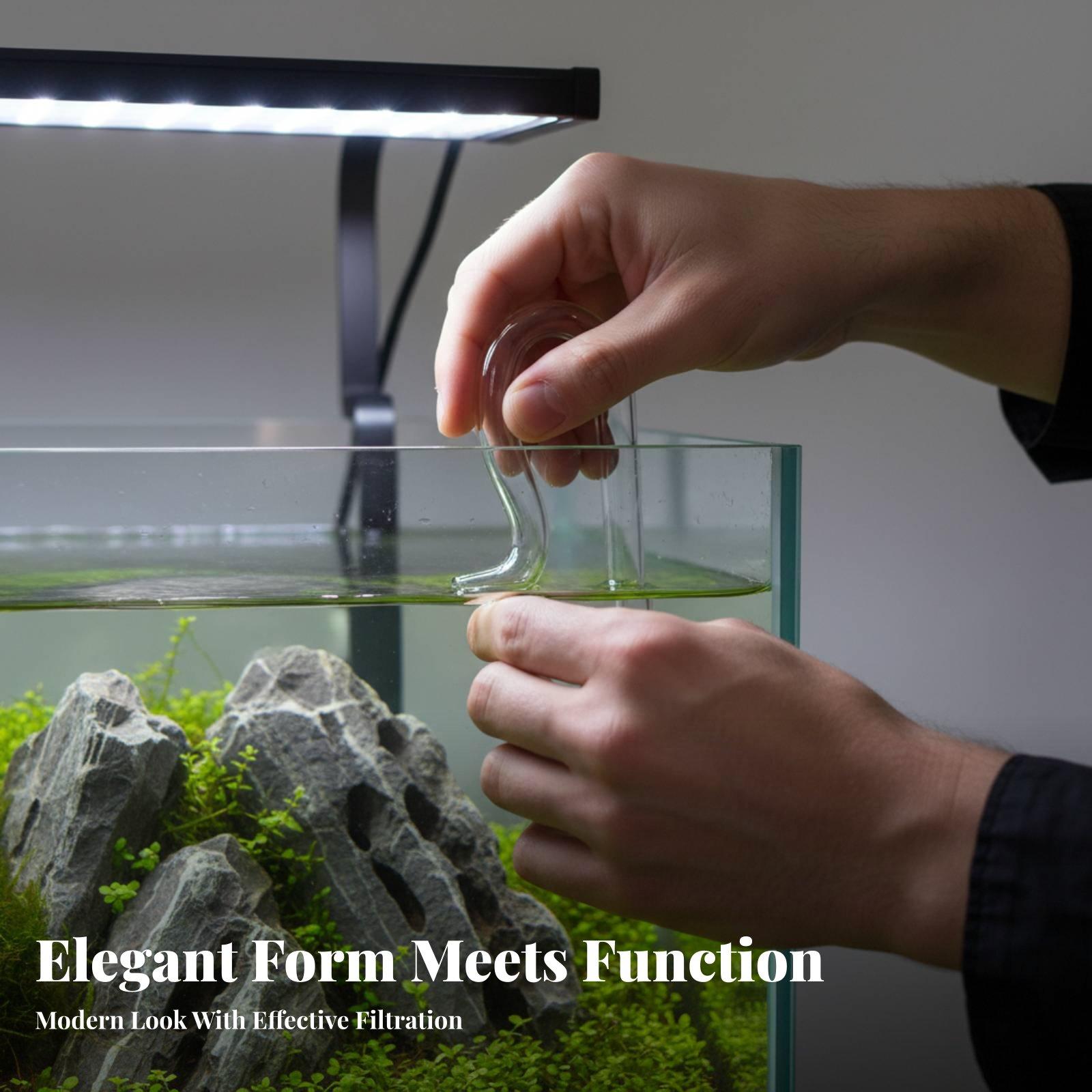 Szklana rura Lily Pipe do akwa – Aquarium Planted Tank Filter recenzja i cena